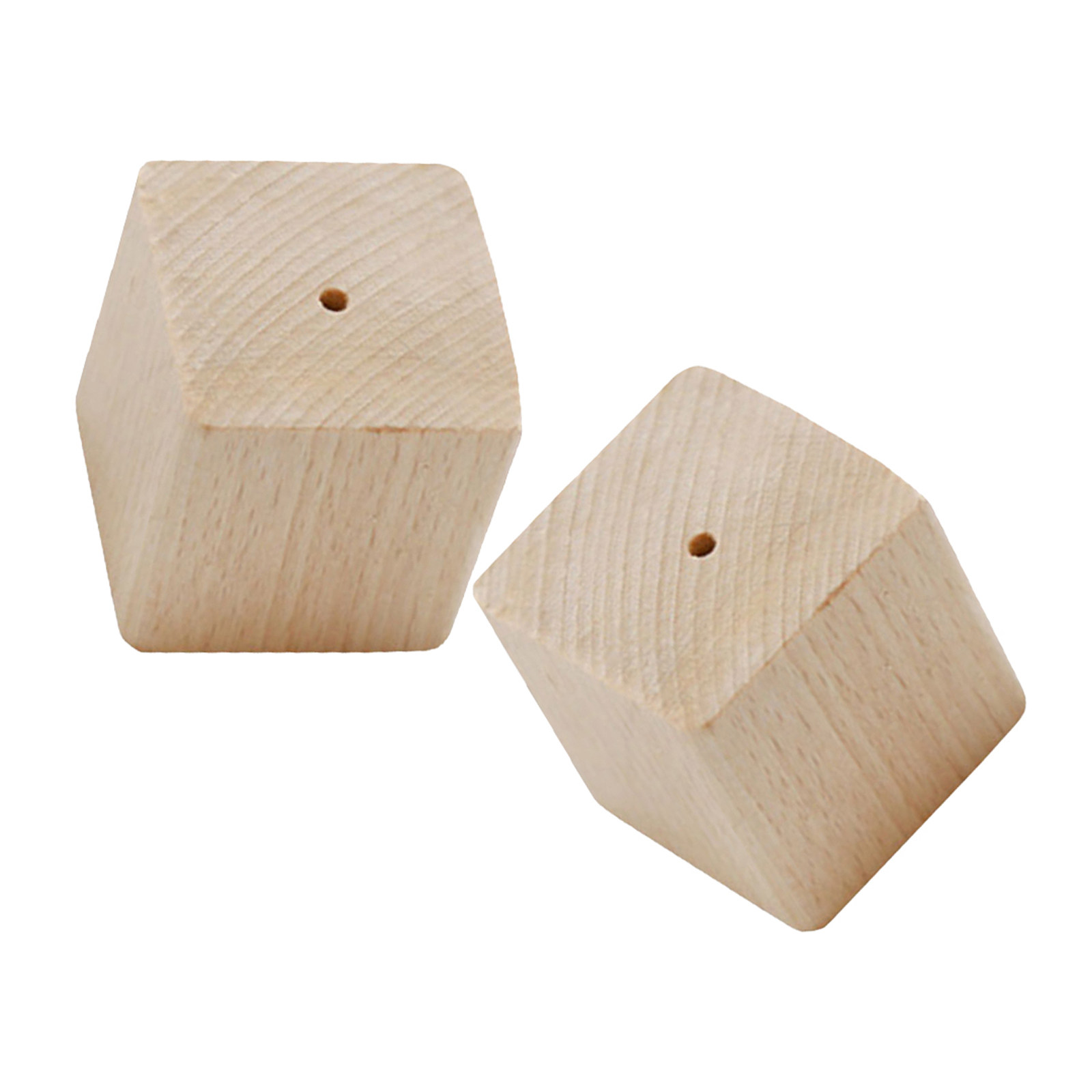 Kitchen And Baking Tools - 2Pcs Wooden Flower Nail Bases Stable