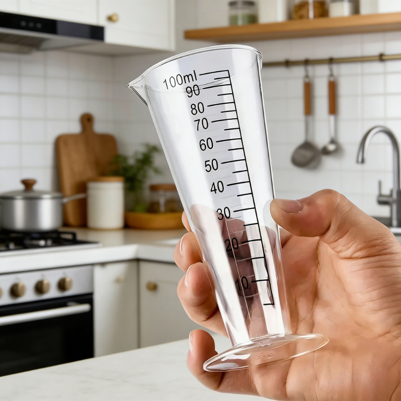 Kitchen And Baking Tools - 1pc 100ml Plastic Measuring Cup with