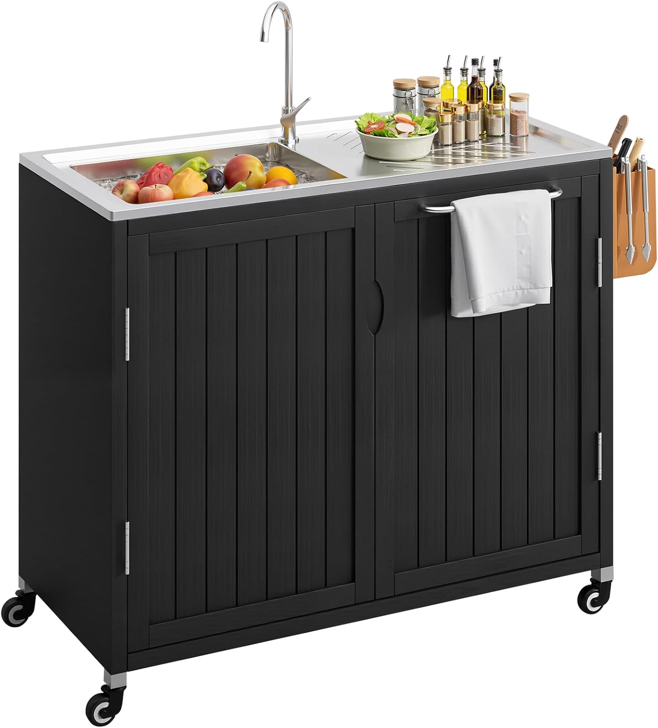 Kitchen Queen - Outdoor Kitchen Island with 304 Stainless