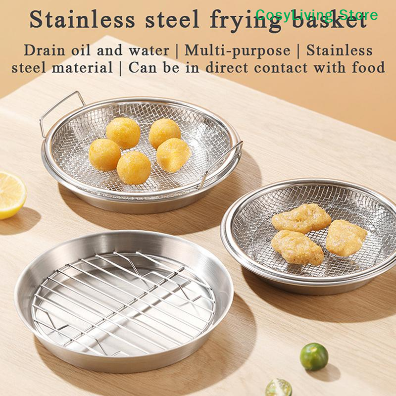 Kitchen Baking Tray Rack - [CL]Stainless Steel Drain Tray Oil Draining