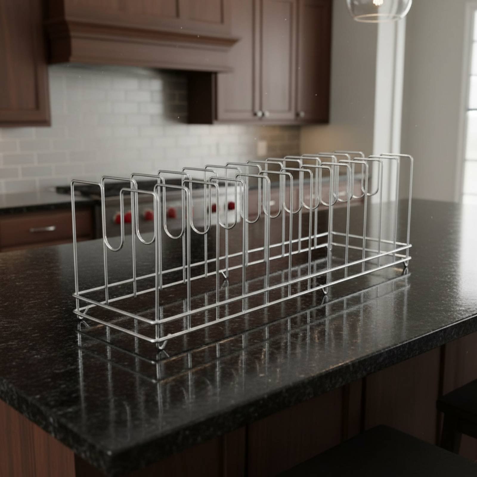 Kitchen Baking Pan Storage - Pizza Pan Rack Space Saving Baking