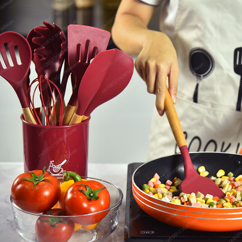 12-Piece silicone cookware set - Kitchen Baking Pan Storage recensie en prijs
