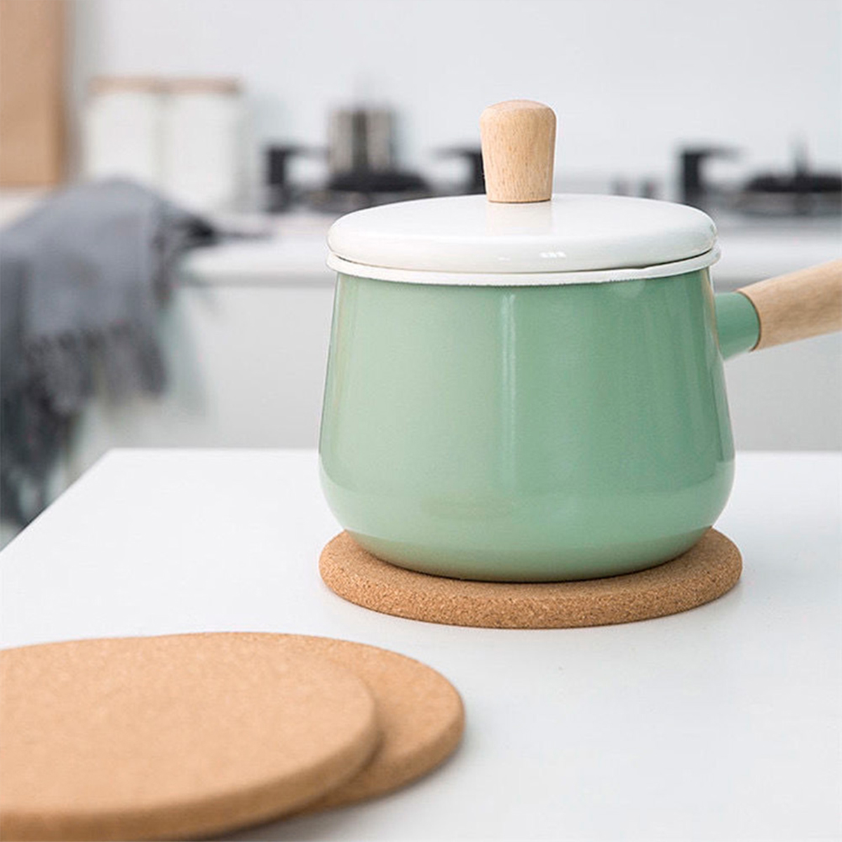 Cork Pot Holder Heat Resistant - Kitchen Baking Pan Organizer recensie en prijs