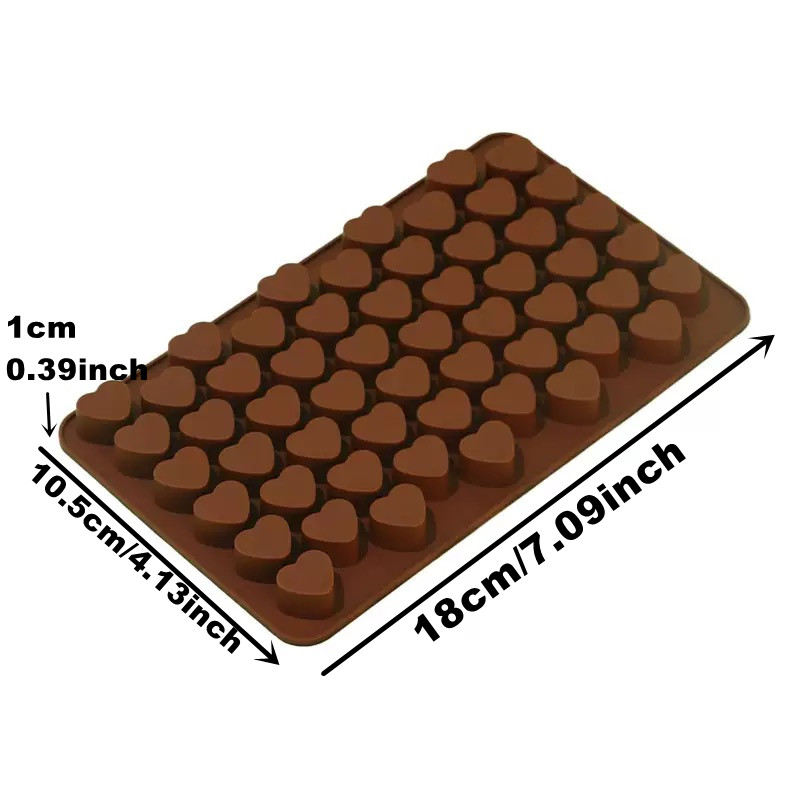 55Cavities Small Heart Silicon - Silicone Cake Mold recensie en prijs