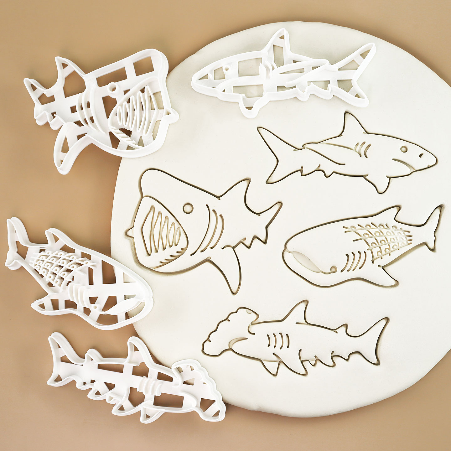 1 Pc/4 Pcs Shark Cookie Cutter - Kitchen Baking Cookies recensie en prijs