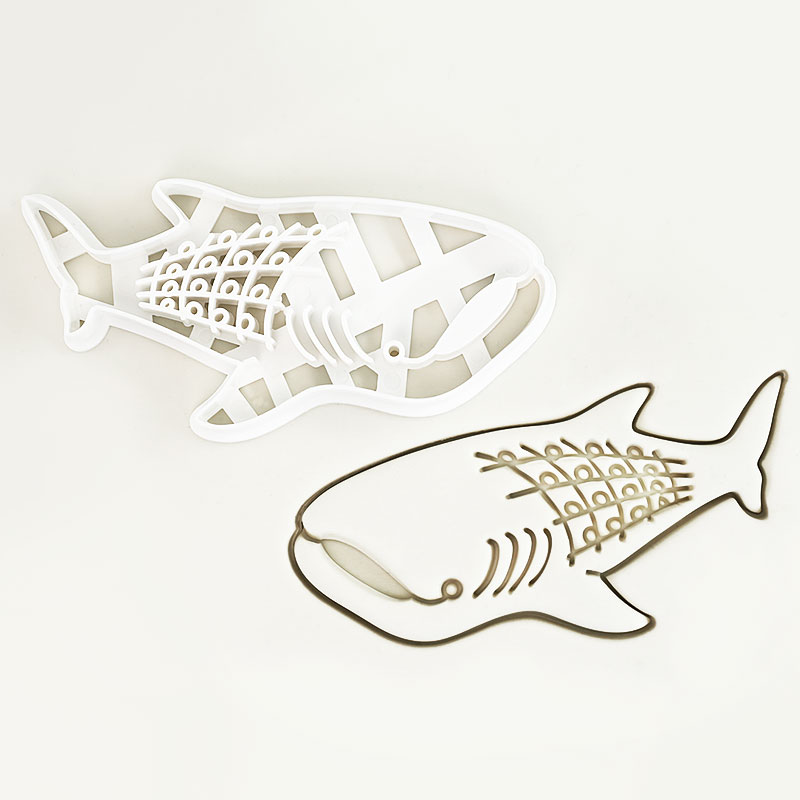 1 Pc/4 Pcs Shark Cookie Cutter - Kitchen Baking Cookies recensie en prijs