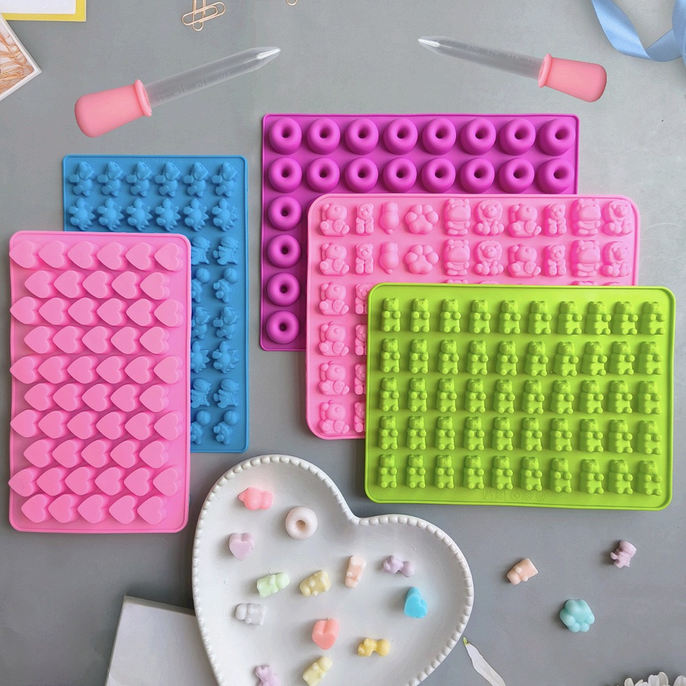 7Pcs Candy Silicone Moulds wit - Kitchen And Baking Tools recensie en prijs