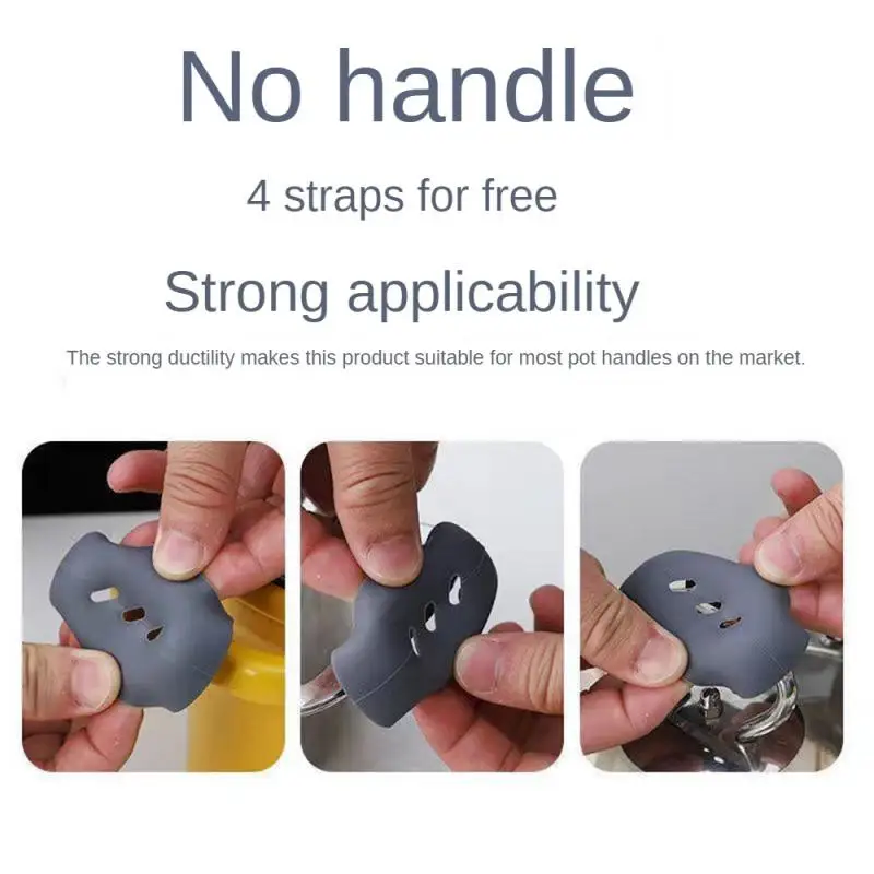 2/8Pcs Silicone Pan Handle Cov - Kitchen Baking Pan Organizer recensie en prijs