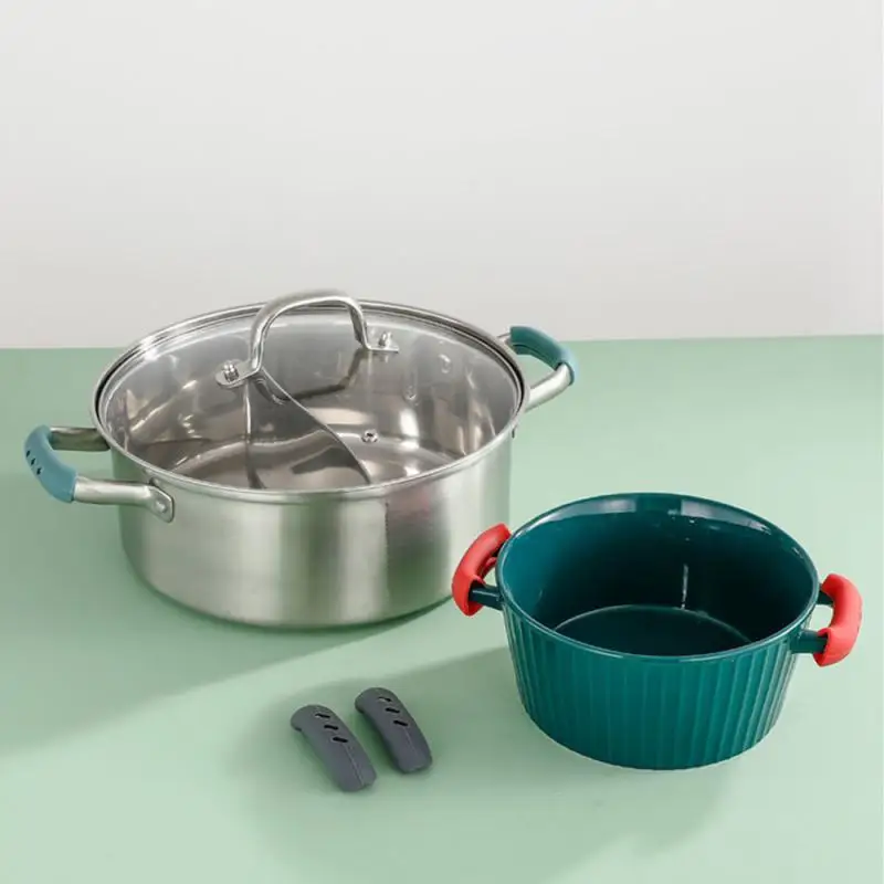 2/8Pcs Silicone Pan Handle Cov - Kitchen Baking Pan Organizer recensie en prijs