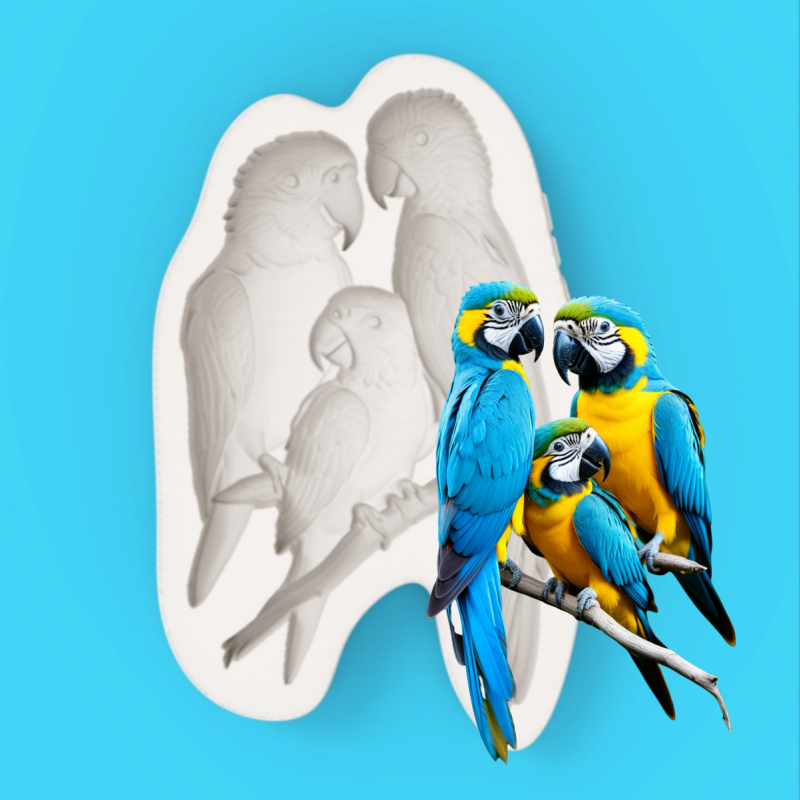 Macaw Family Silicone Baking M - Silicone Cake Mold recensie en prijs