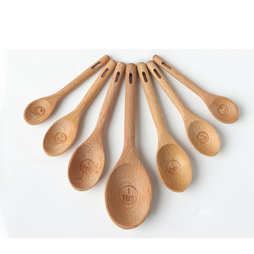 4Pcs Wooden Measuring Spoons S - Baking (Kitchen Ingredient) recensie en prijs