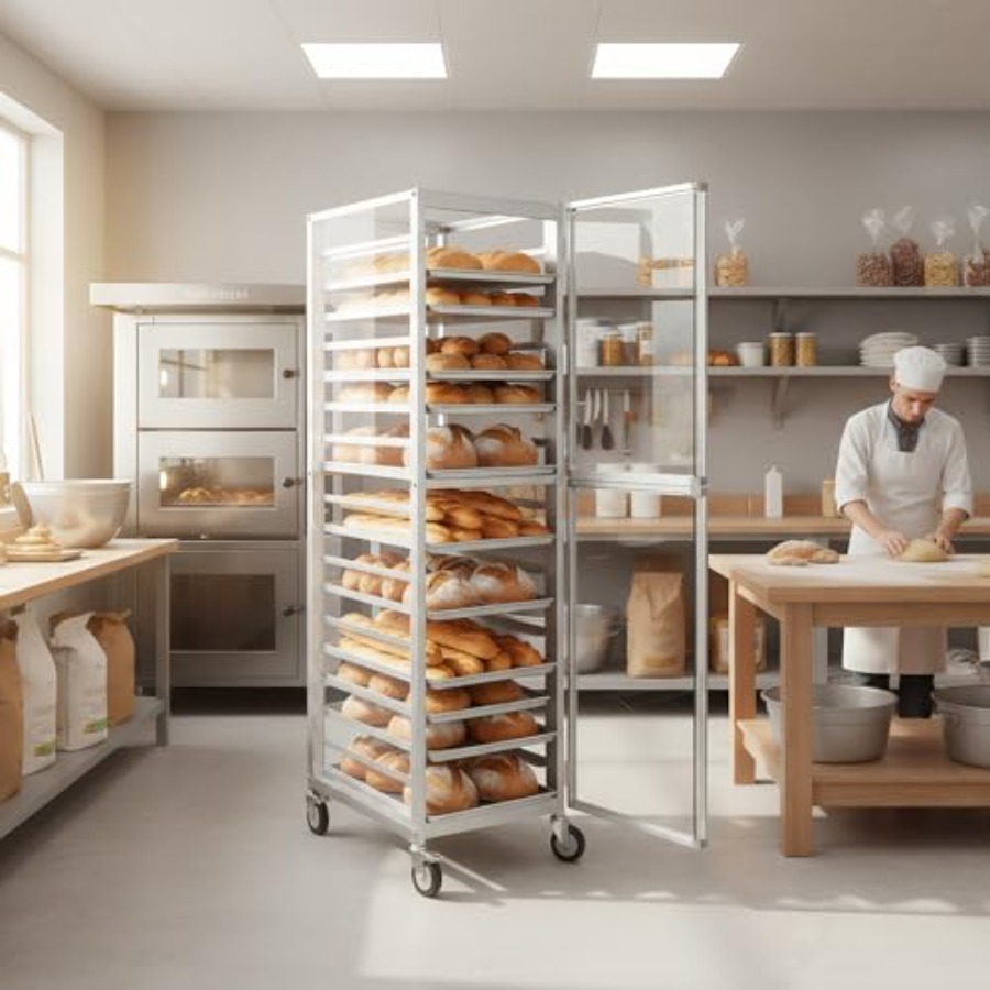 Commercial bakery rack for bun - Kitchen Baking Trolley recensie en prijs