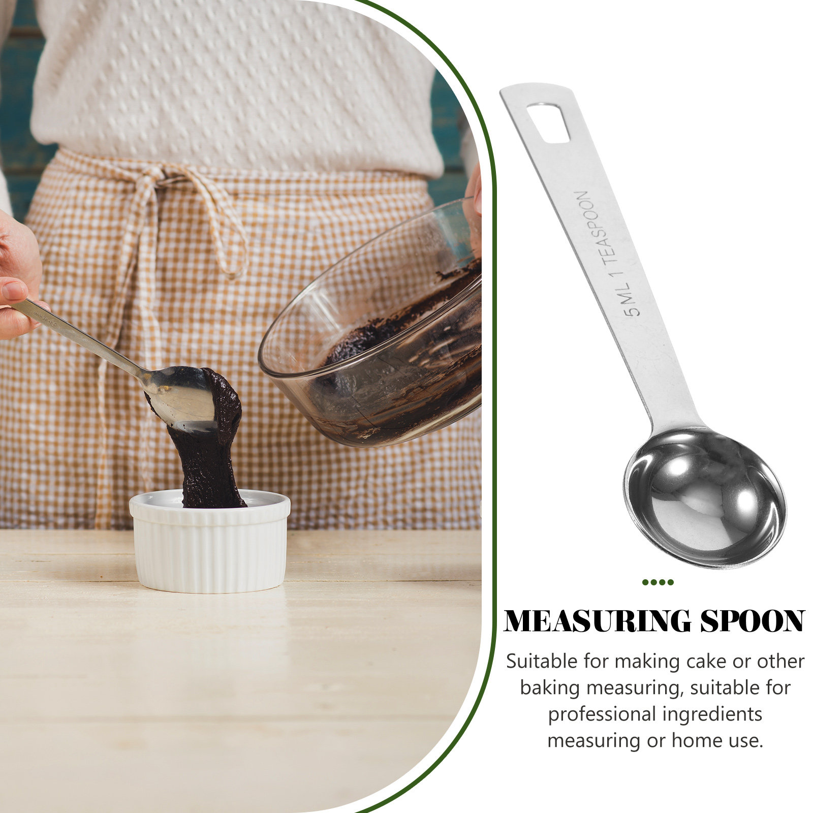 Stainless Steel 5Ml Measuring  - Baking (Kitchen Ingredient) recensie en prijs