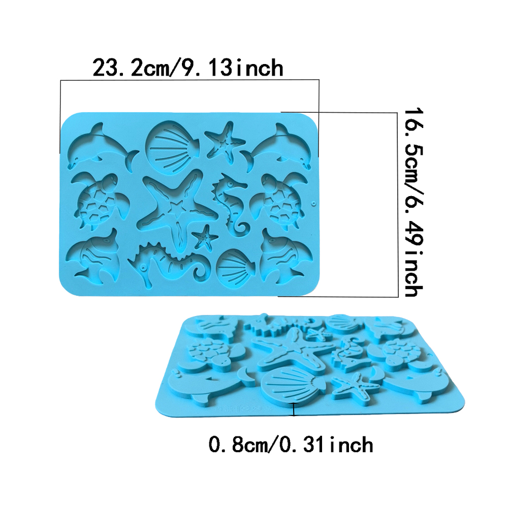 1pc Marine creature shaped cho - Silicone Cake Mold recensie en prijs