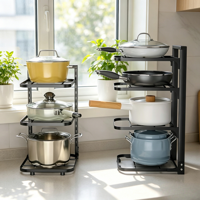 Adjustable Stainless Steel Pot - Kitchen Baking Pan Organizer recensie en prijs