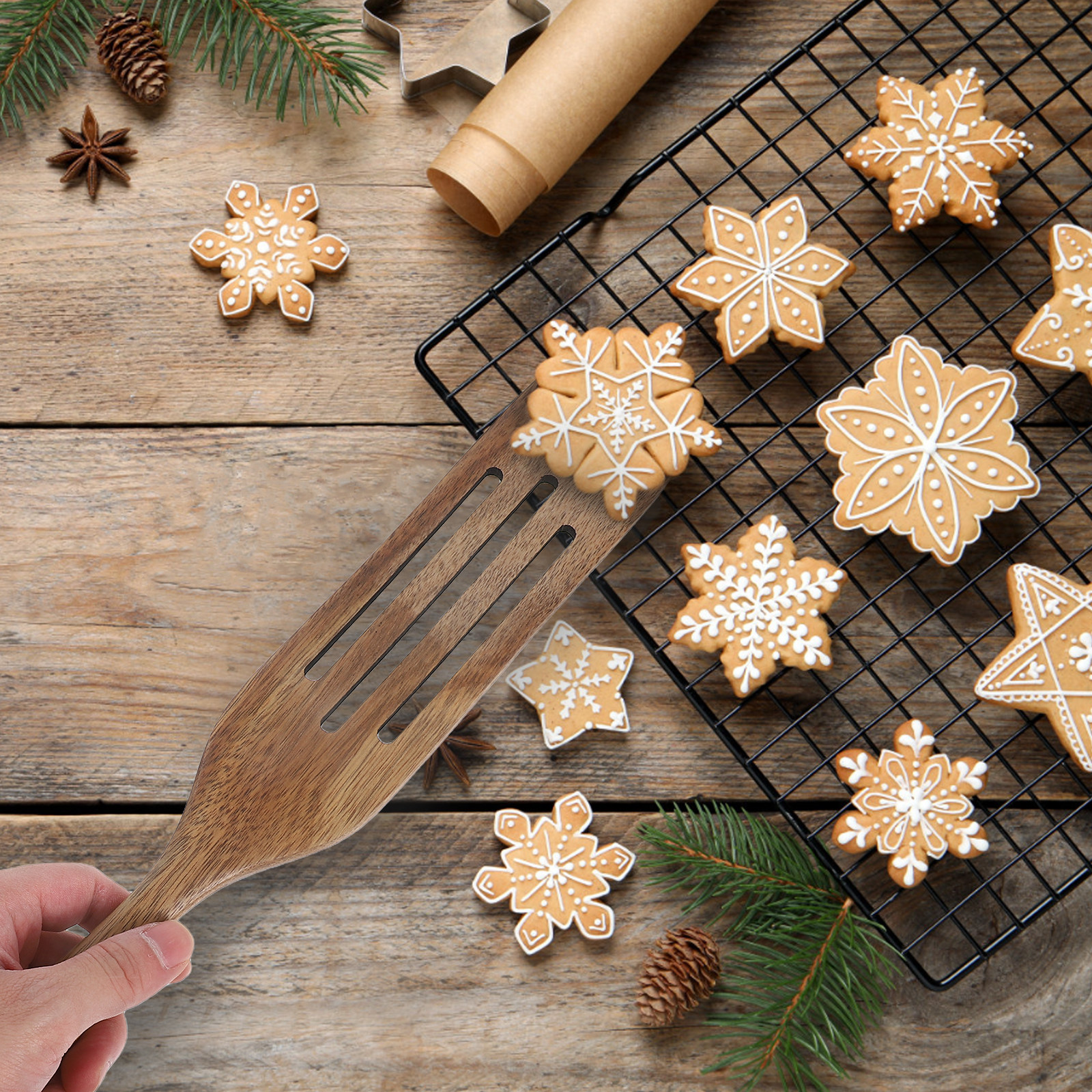 5Pcs Wooden Pizza Paddle Set N - Kitchen Baking Utensil Set recensie en prijs