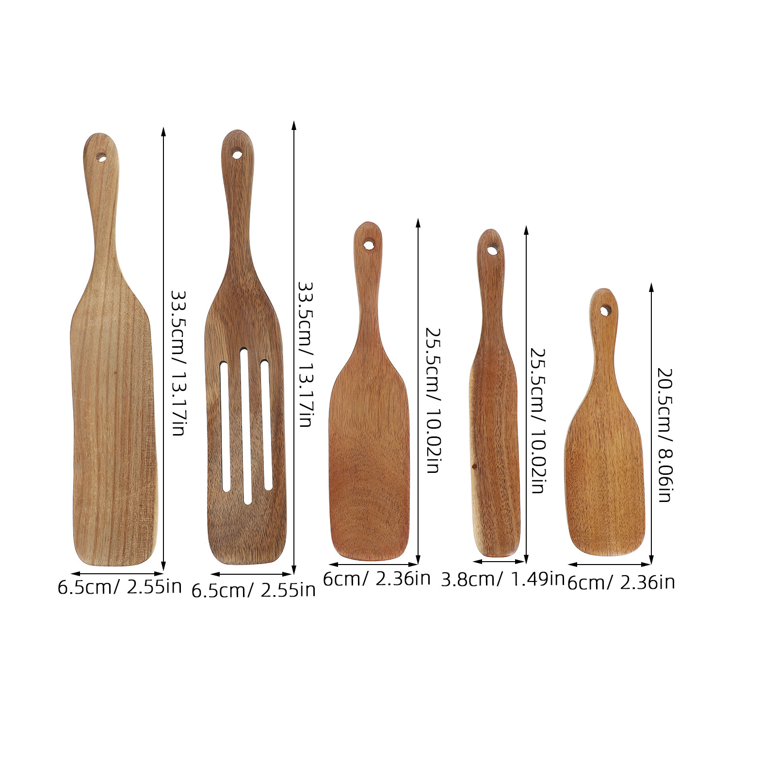 5Pcs Wooden Pizza Paddle Set N - Kitchen Baking Utensil Set recensie en prijs