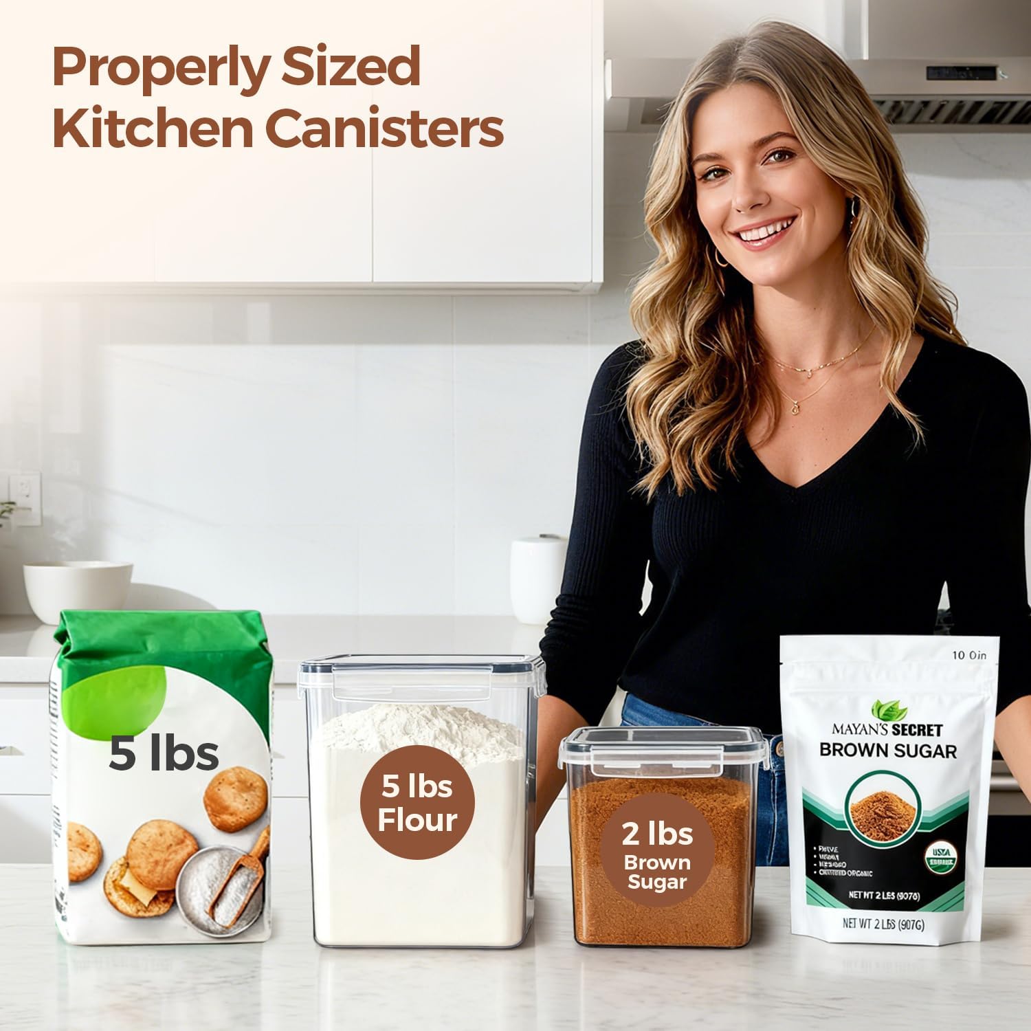 3-Piece Airtight Food Storage  - Kitchen Baking Pantry recensie en prijs