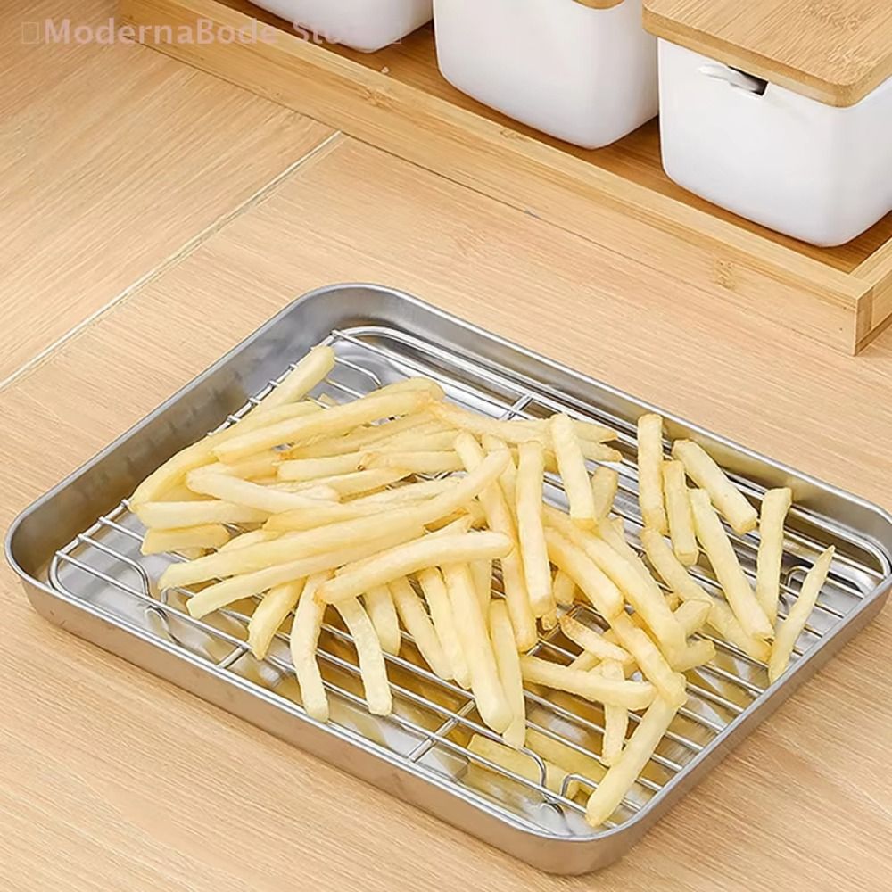 Portable Non-Stick Stainless S - Kitchen Baking Tray Rack recensie en prijs