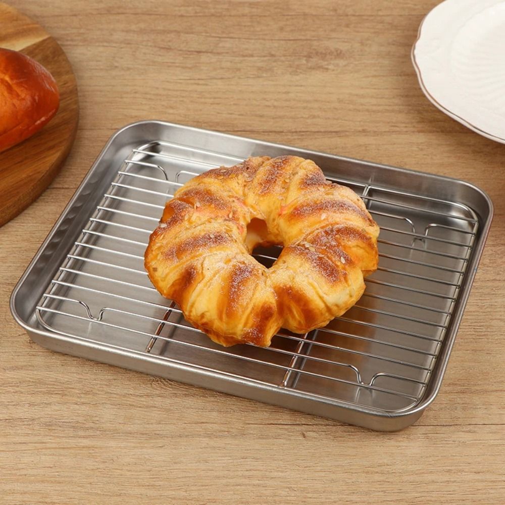 Portable Non-Stick Stainless S - Kitchen Baking Tray Rack recensie en prijs