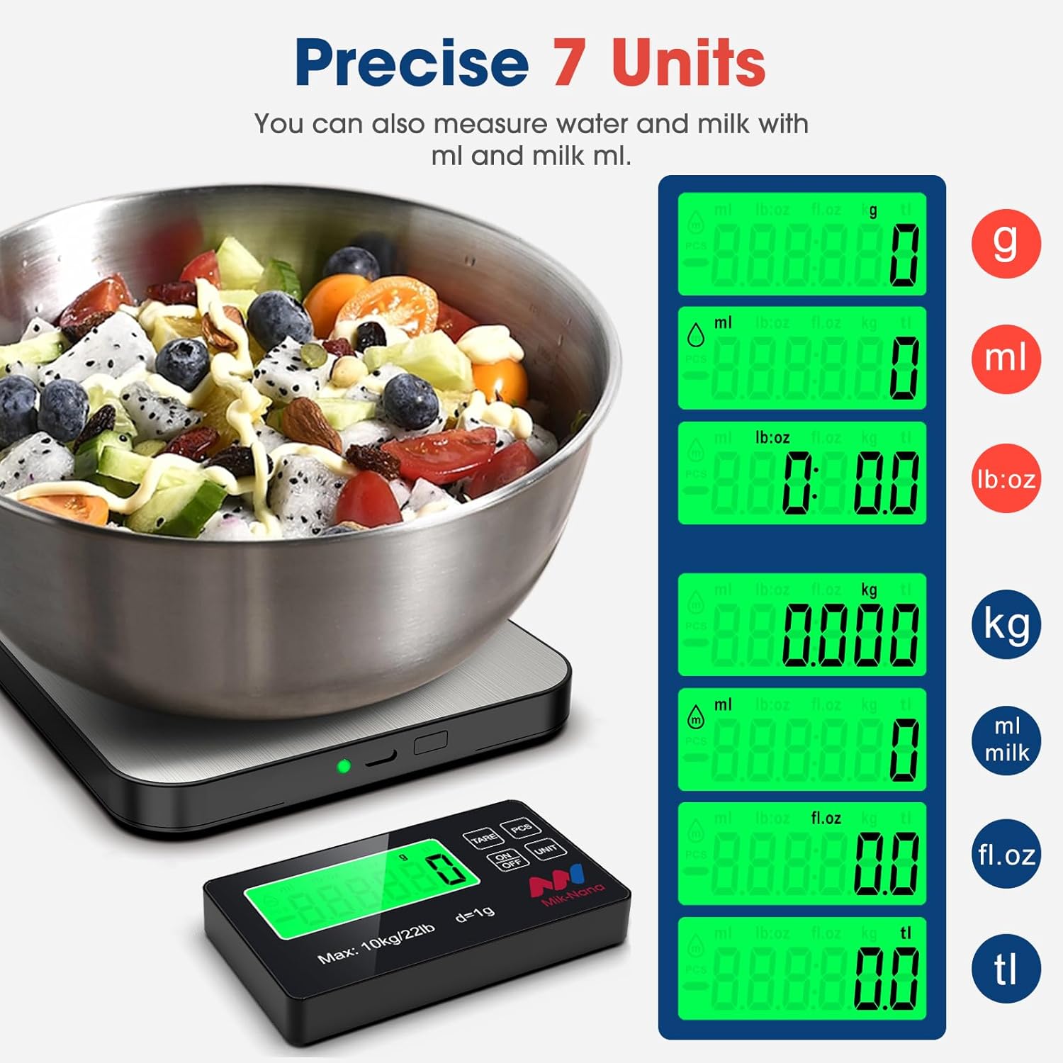22lb Digital Kitchen Scale wit - Kitchen With Baking Area recensie en prijs