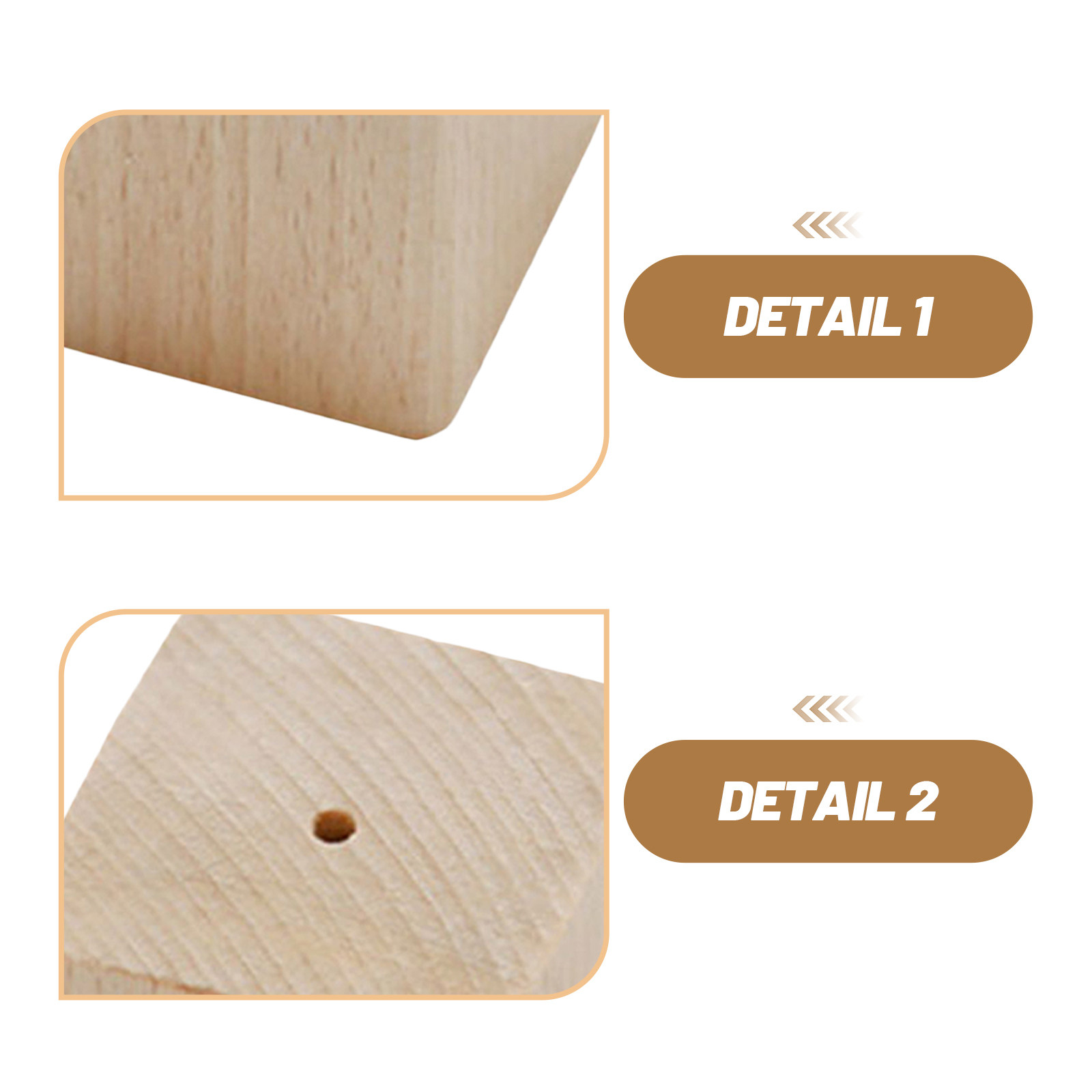 2Pcs Wooden Flower Nail Bases  - Kitchen And Baking Tools recensie en prijs