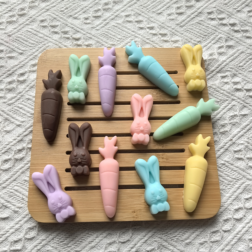 3pcs 12 cavity carrot rabbit s - Silicone Cake Mold recensie en prijs