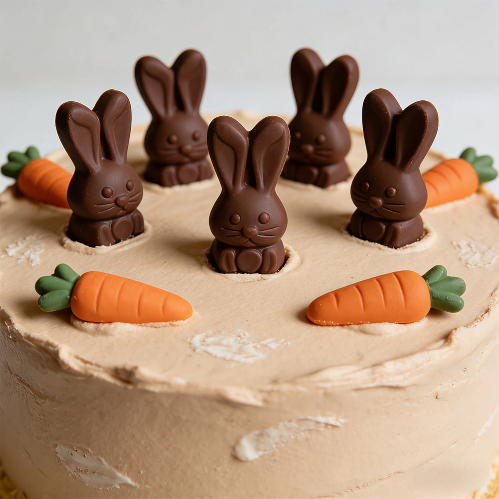 3pcs 12 cavity carrot rabbit s - Silicone Cake Mold recensie en prijs