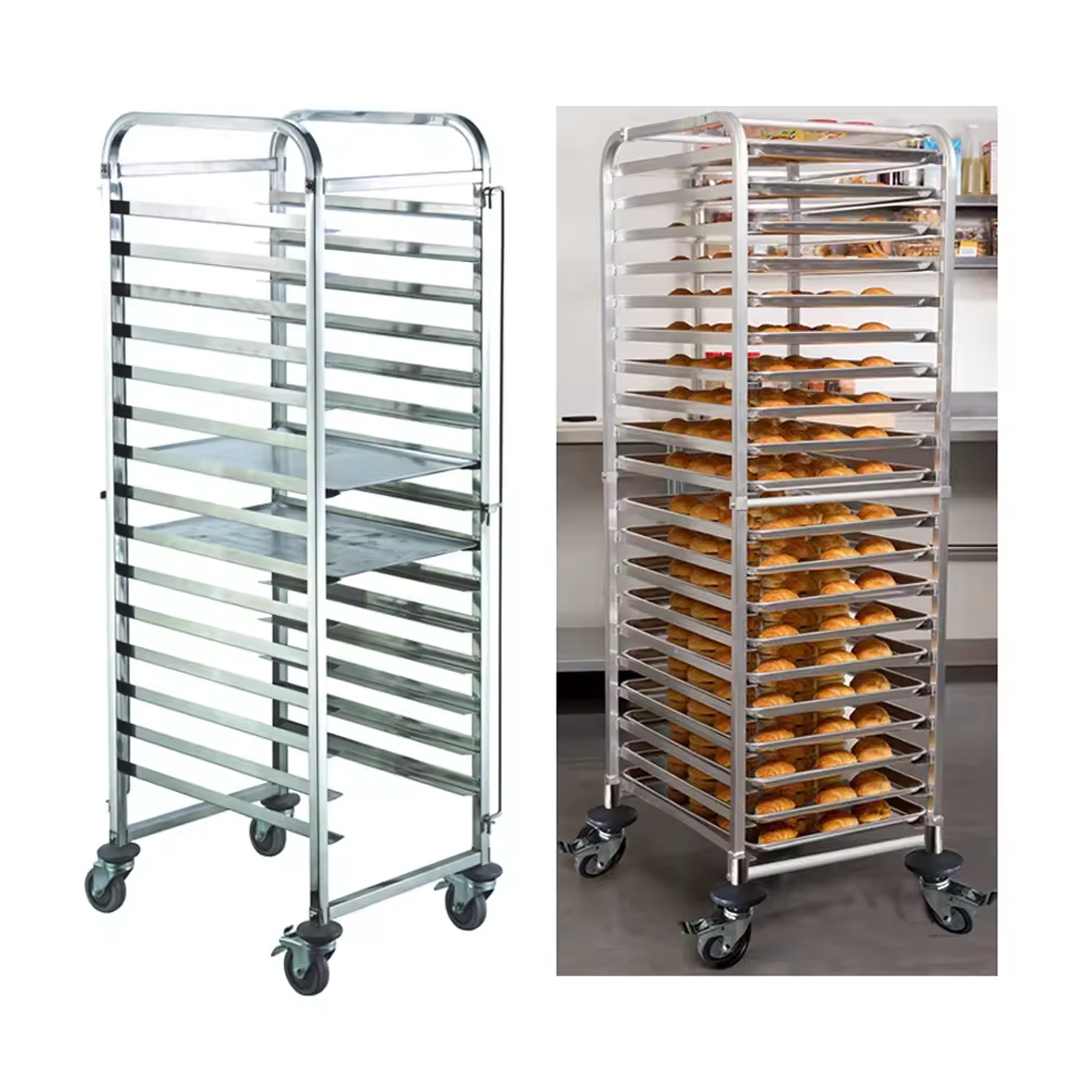 1/1 1/2 GN Pan Stainless Steel - Kitchen Baking Trolley recensie en prijs