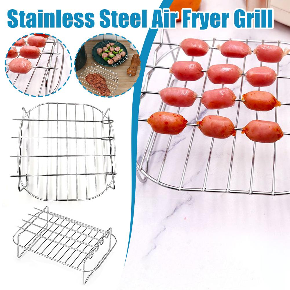 Stainless Steel Air Fryer Bask - Kitchen Baking Tray Rack recensie en prijs