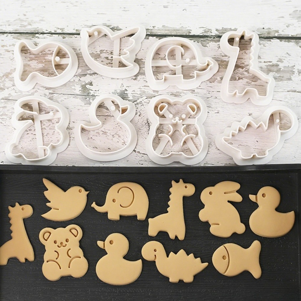 8Pcs Cute Bear Santa/reindeer  - Kitchen Baking Cookies recensie en prijs