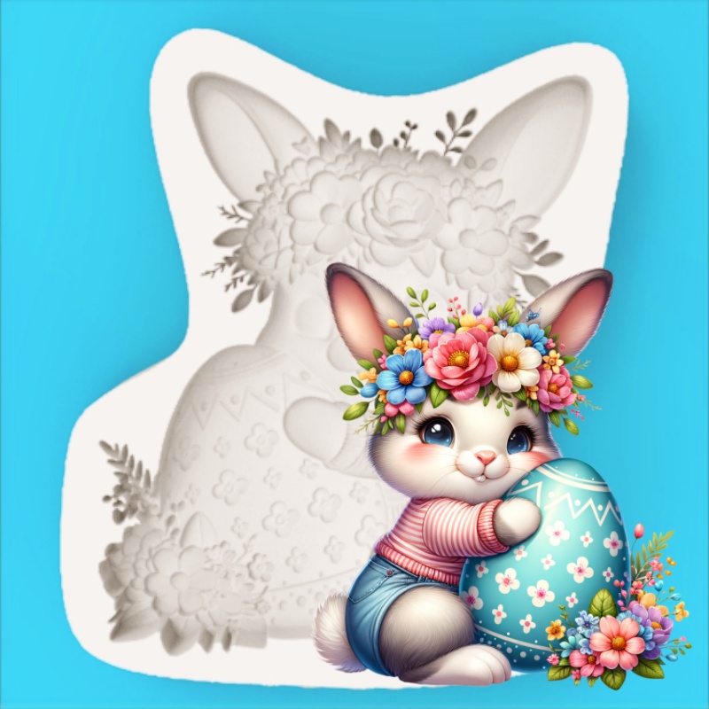 Easter Wreath Bunny Silicone B - Silicone Cake Mold recensie en prijs