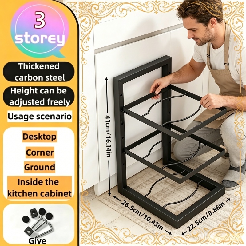 Adjustable Pot Rack Organizer, - Kitchen Baking Pan Organizer recensie en prijs
