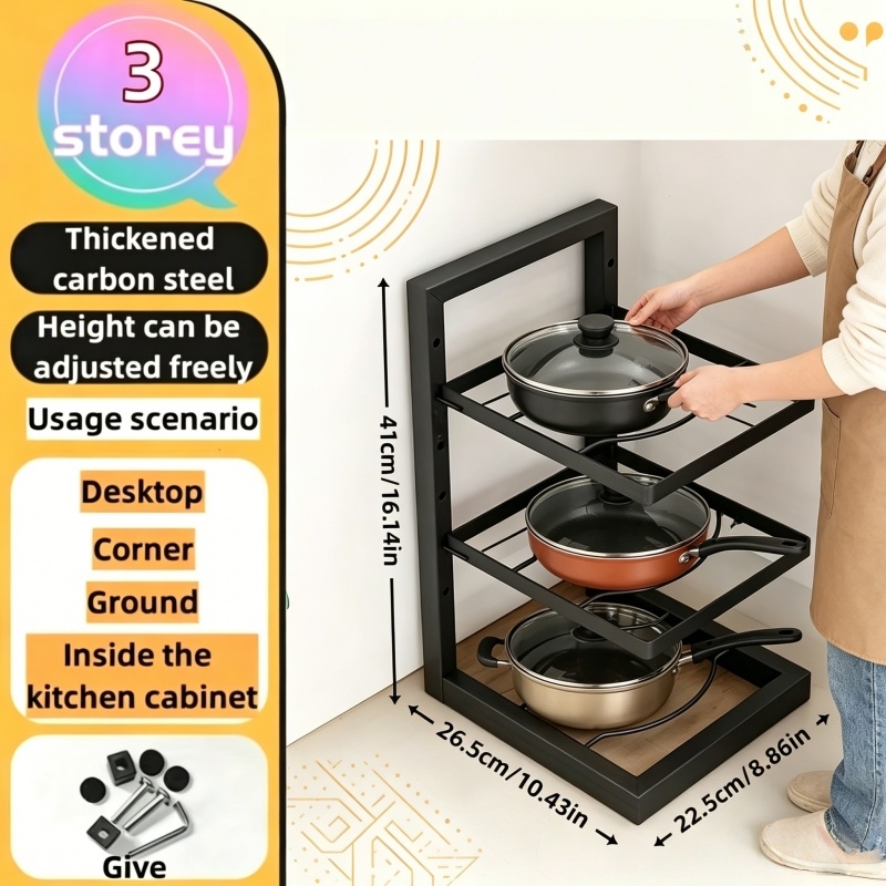 Adjustable Pot Rack Organizer, - Kitchen Baking Pan Organizer recensie en prijs