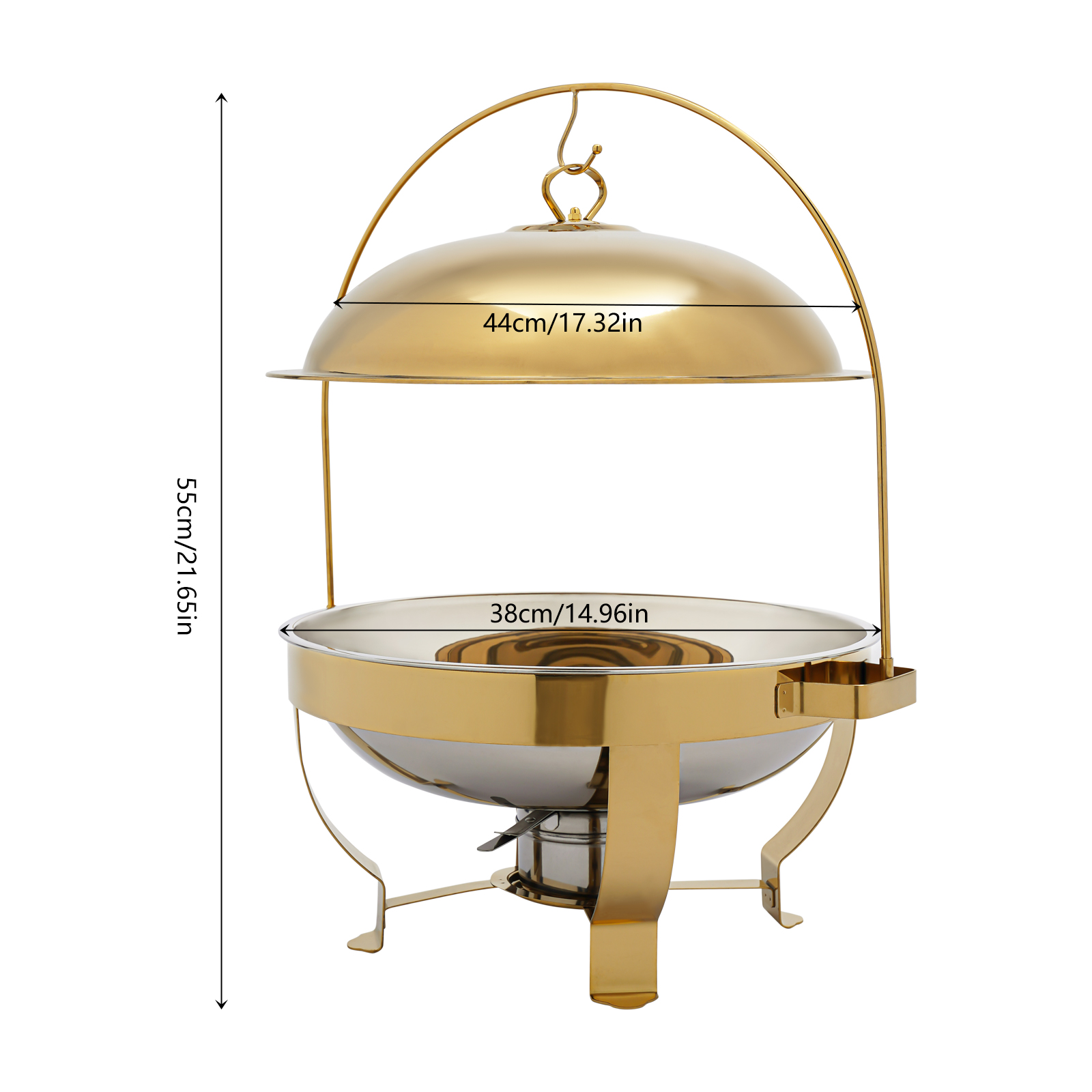 8L Gold Chafing Dish Buffet Se - Kitchen Baking Utensil Set recensie en prijs
