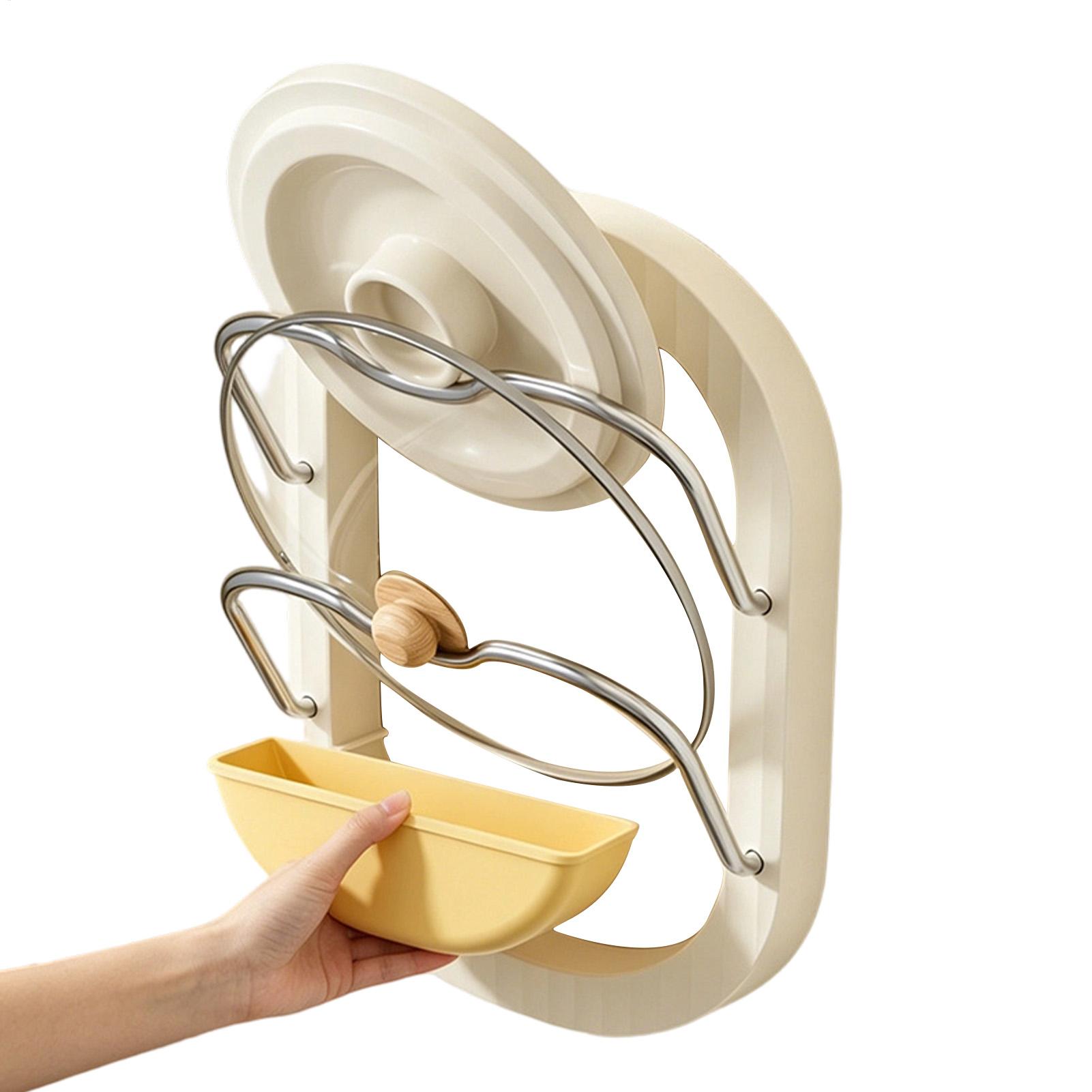 Pot Lid Rack 2-Tier Wall Mount - Kitchen Baking Pantry recensie en prijs