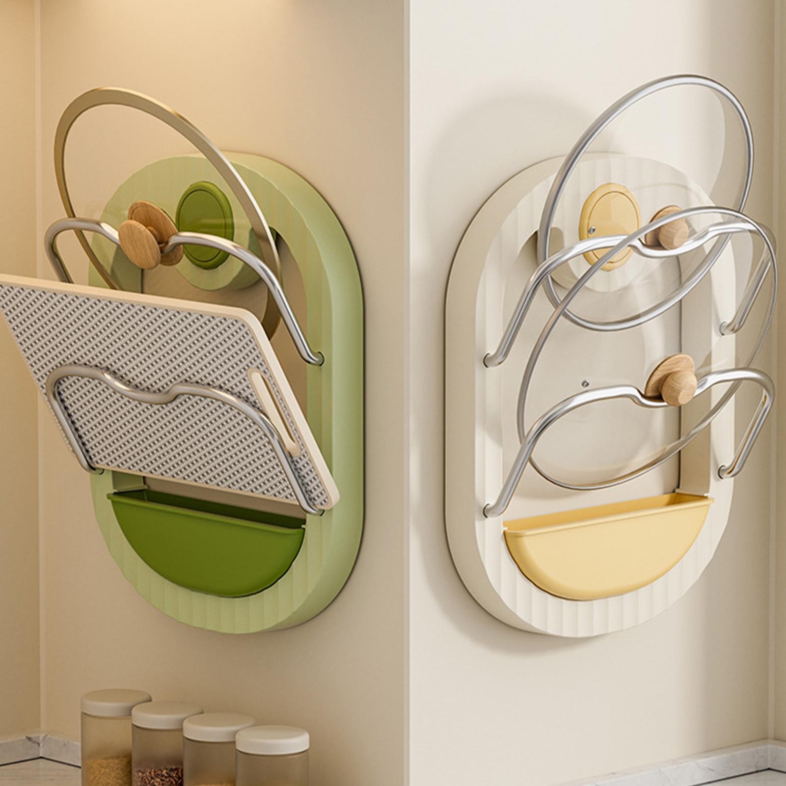 Pot Lid Rack 2-Tier Wall Mount - Kitchen Baking Pantry recensie en prijs