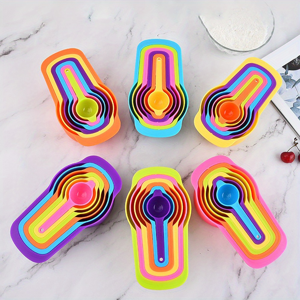 Rainbow Measuring Cups Set - 6 - Baking (Kitchen Ingredient) recensie en prijs