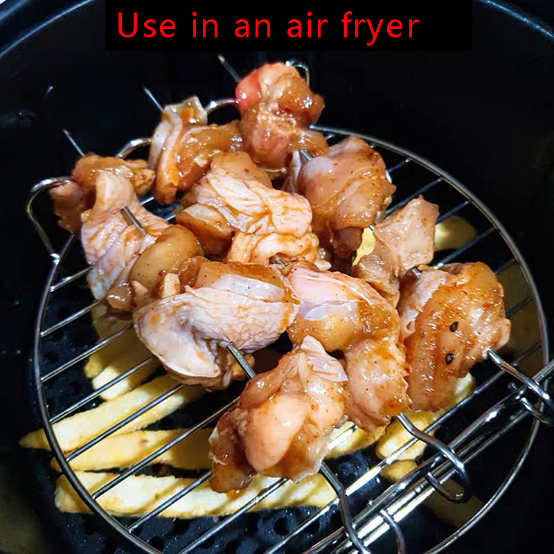 3 Skewer Air Fryer Rack Kits S - Kitchen Baking Tray Rack recensie en prijs