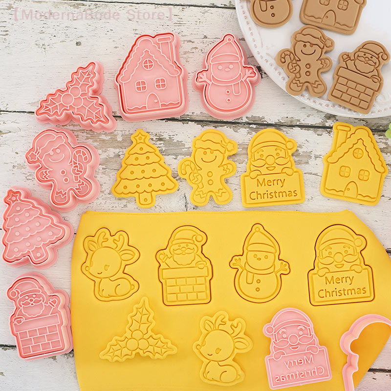 【M】3D Christmas Cookie Cutter  - Kitchen Baking Cookies recensie en prijs