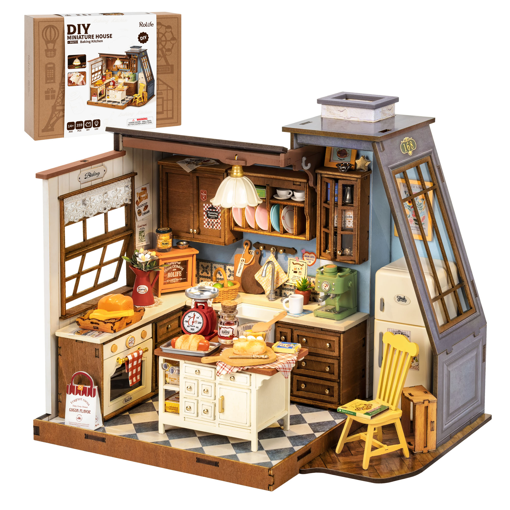 Rolife DIY Miniature House Kit - Baking Kitchen Dg172 recensie en prijs