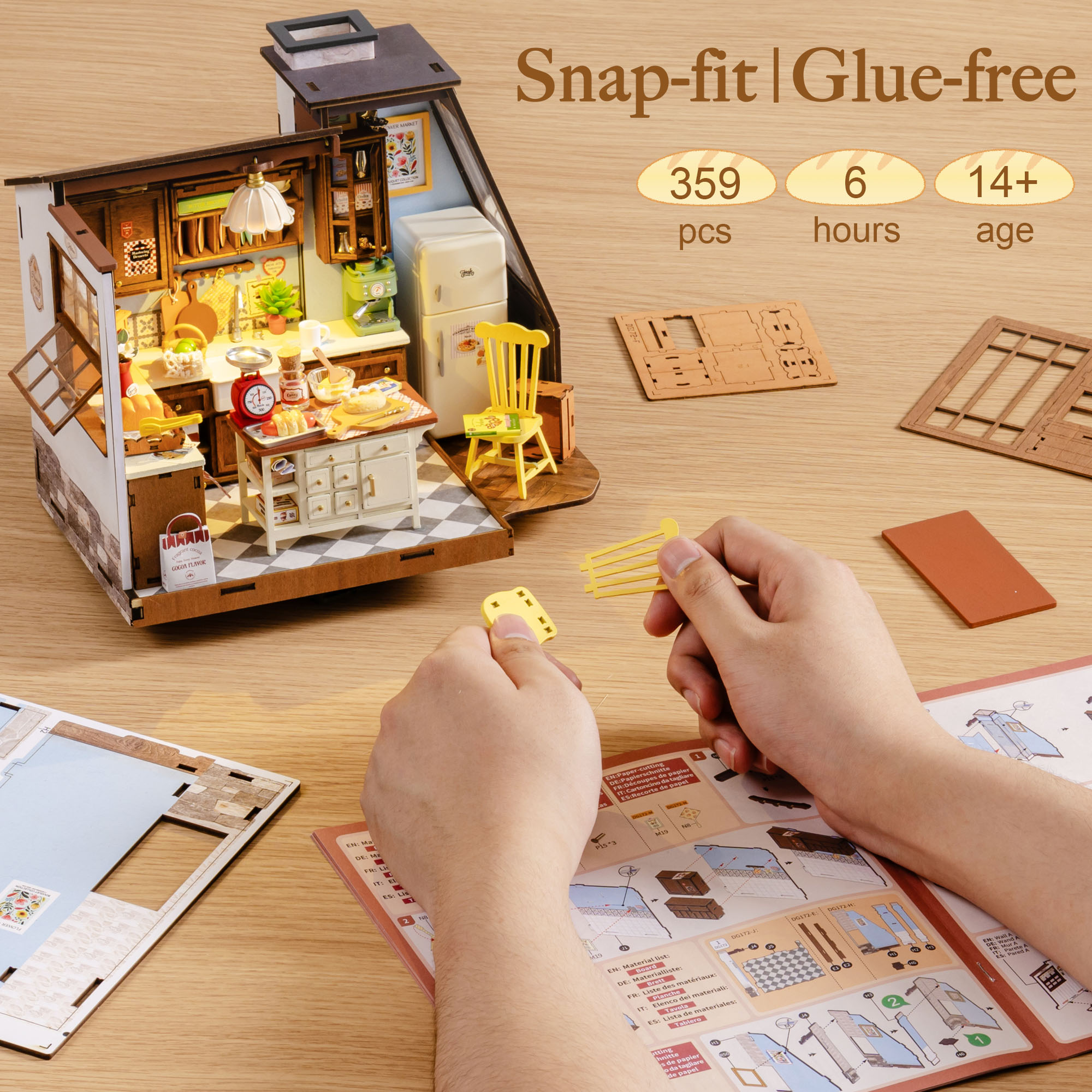 Rolife DIY Miniature House Kit - Baking Kitchen Dg172 recensie en prijs