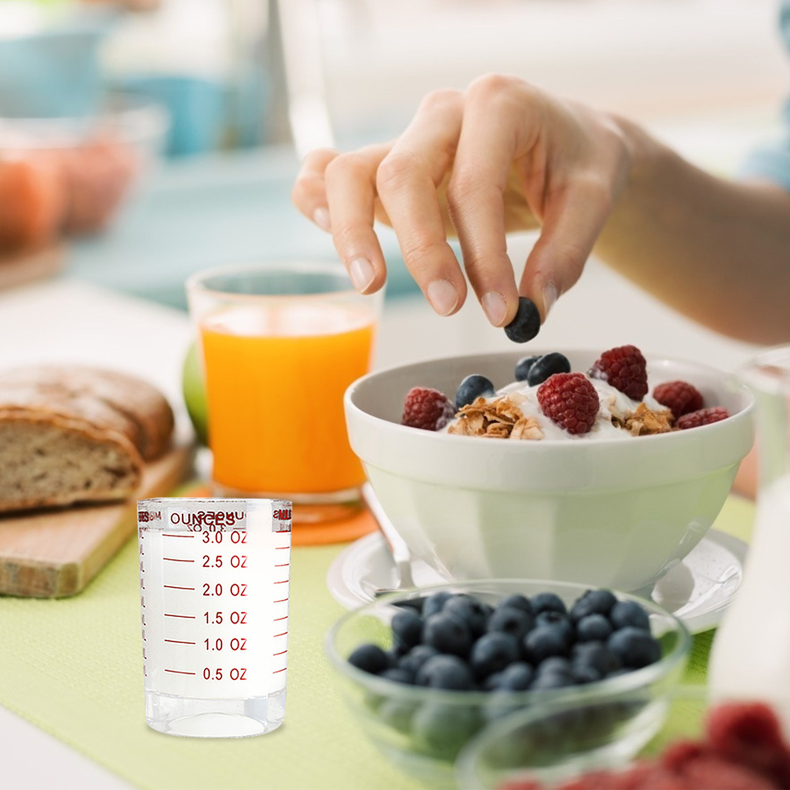 3Pcs Reusable Glass Measuring  - Kitchen And Baking Tools recensie en prijs