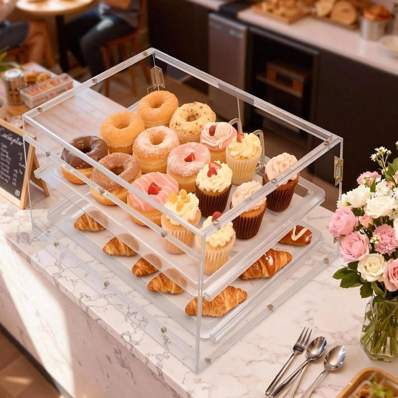 Bakery Display Case, 2-Tier Co - Kitchen Baking Cookies recensie en prijs