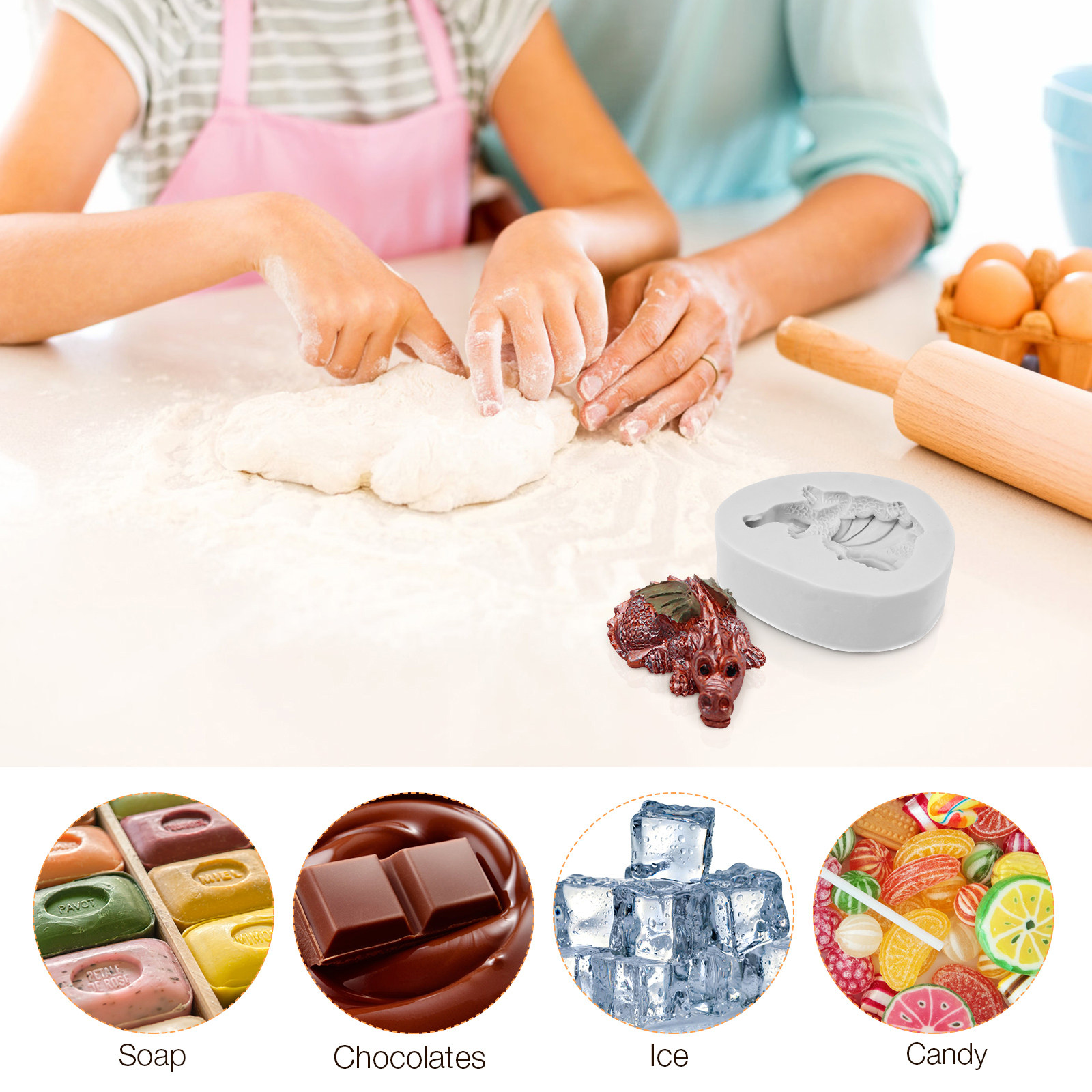 Flexible Silicone Dinosaur Mol - Silicone Cake Mold recensie en prijs