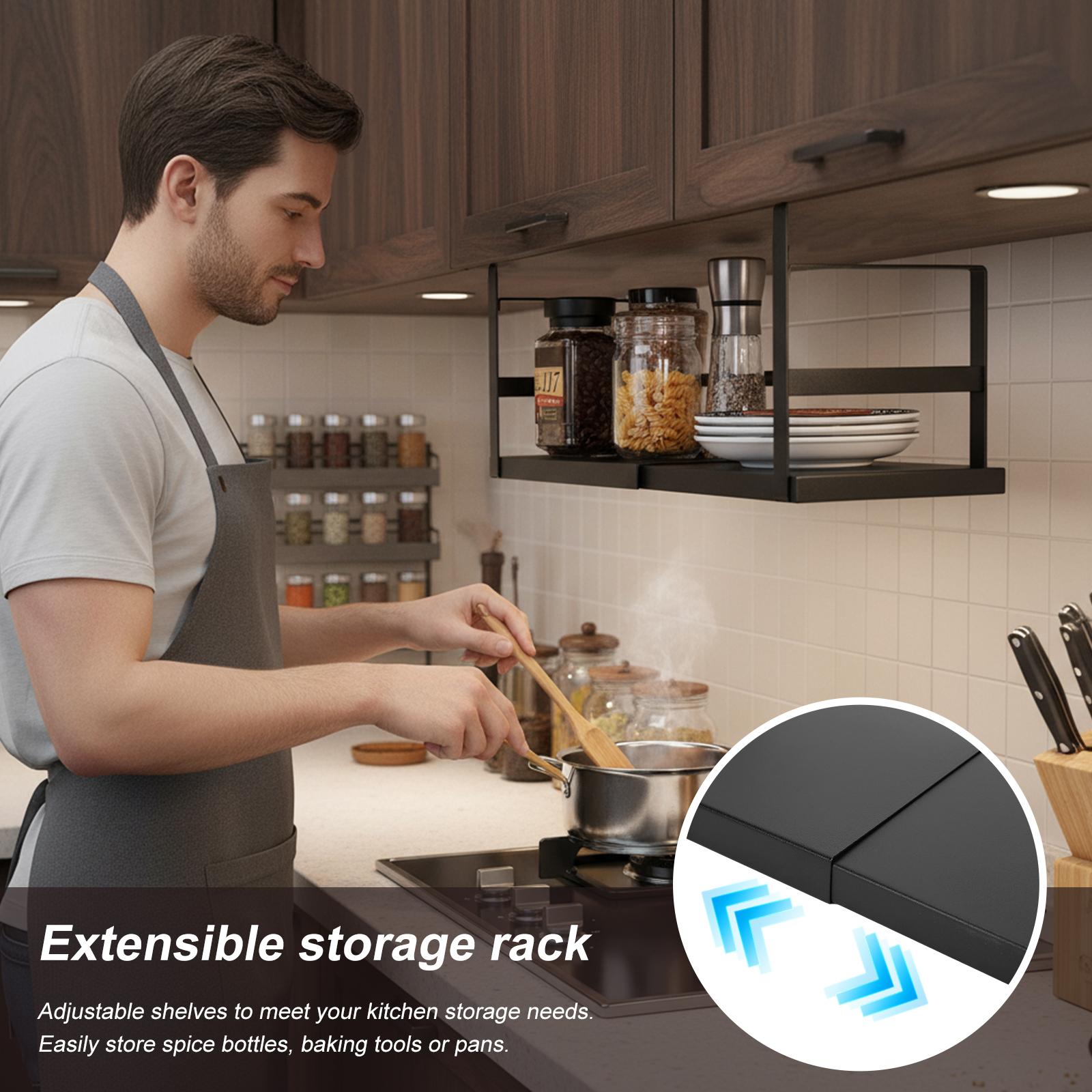 Expandable Cabinet Organizer S - Kitchen Baking Pantry recensie en prijs