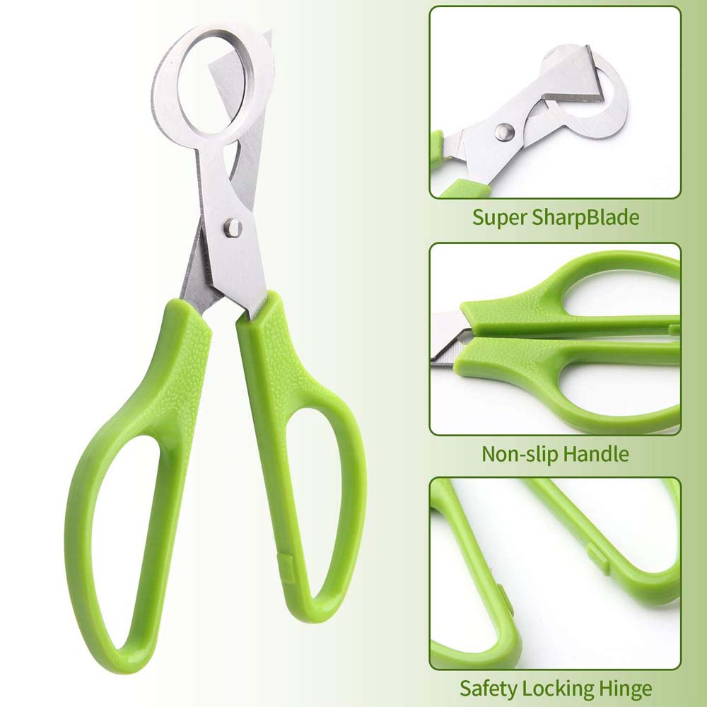 3Pcs Quail Egg Cutter Scissors - Kitchen Shears In Baking recensie en prijs