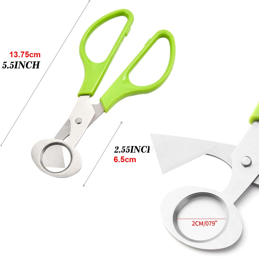 3Pcs Quail Egg Cutter Scissors - Kitchen Shears In Baking recensie en prijs