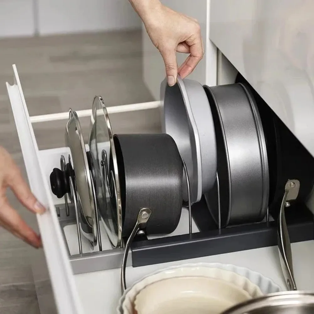 Expandable Pot Lid Organizer A - Kitchen Baking Pan Organizer recensie en prijs