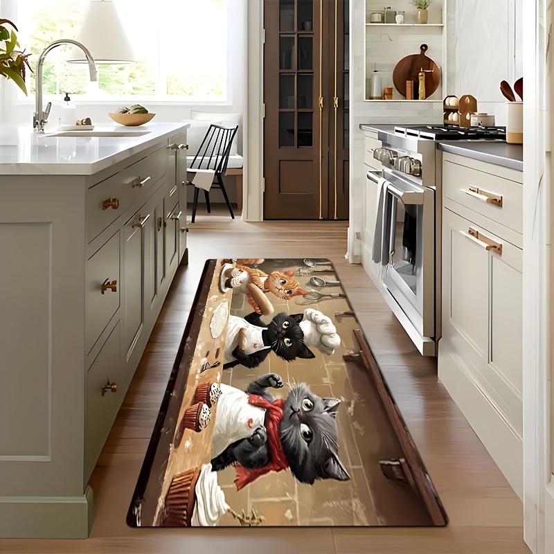 Cute Chef Cat Kitchen Long Mat - Kitchen Living Baking Mats recensie en prijs
